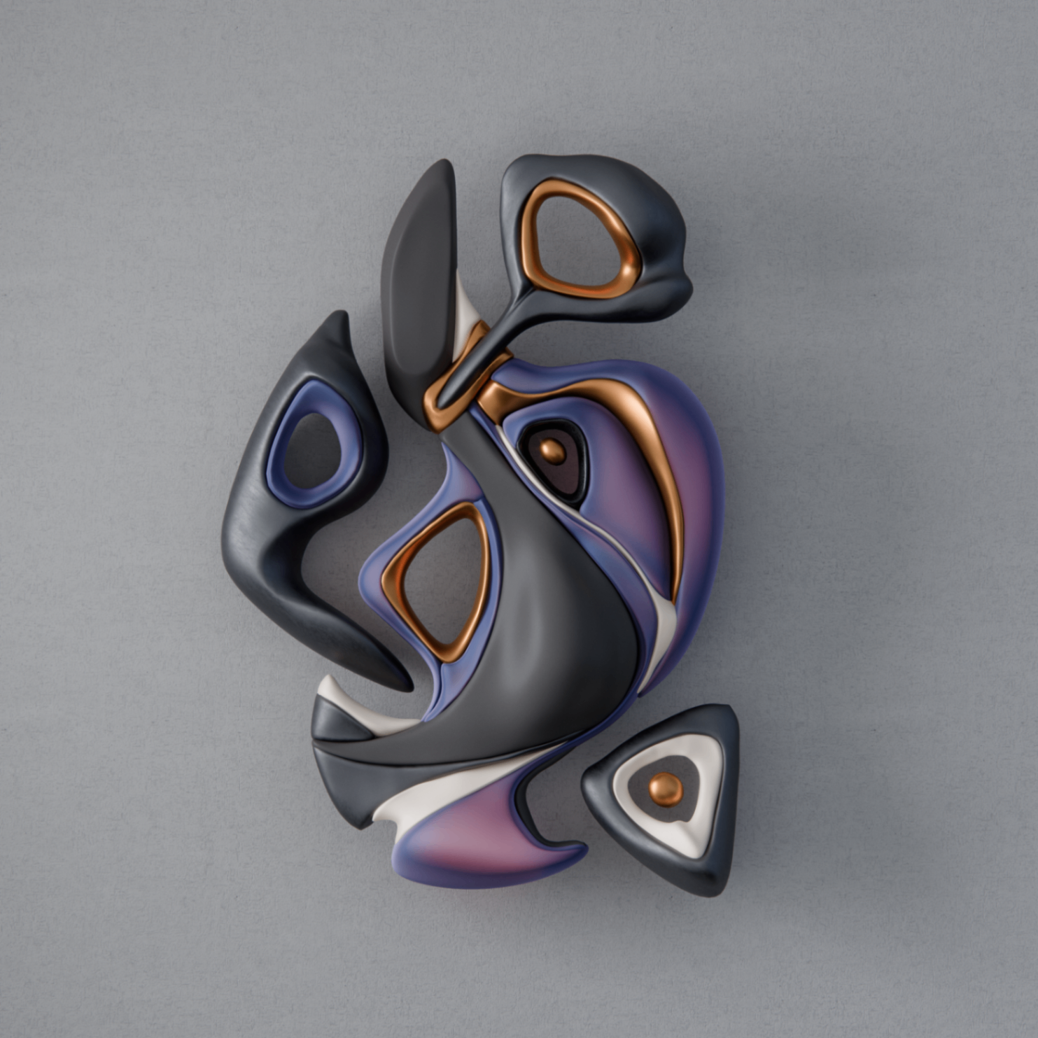 Untitled (Copper Triad)