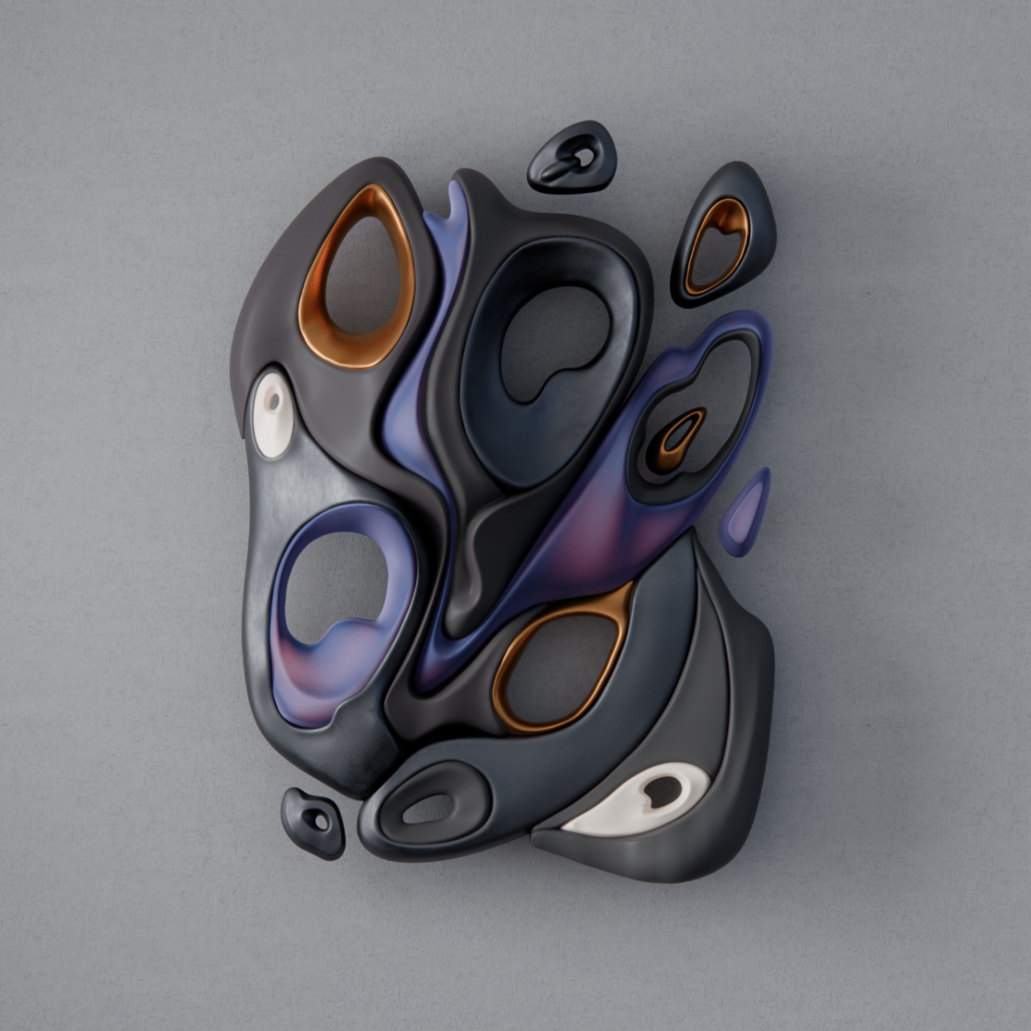 Untitled (Black Relief)